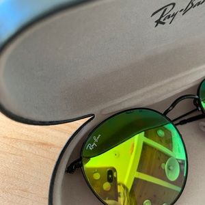 Rayban sunglasses green lenses